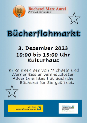 Bücherflohmarkt 3.12.2023